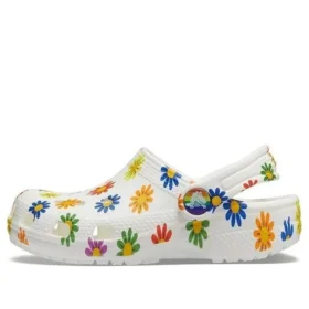 Classic Clogs com estampado sazonal «White Multi»