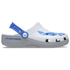 Classic Clogs da Força Aérea dos EUA «Branco, Azul e Cinzento»