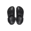 Classic Clogs em pele de crocodilo «Preto»