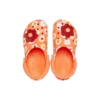 Classic Clogs em tecido felpudo «Laranja»