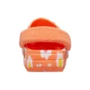 Classic Clogs em tecido felpudo «Laranja»