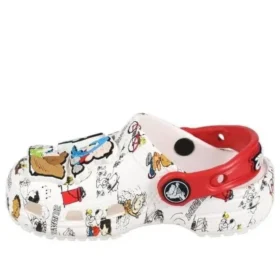 Classic Clogs Peanuts «Branco Vermelho»