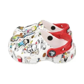 Classic Clogs Peanuts «Branco Vermelho»