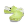 Classic Clogs que brilham no escuro «Verde-limão e branco»