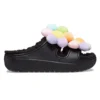 Classic Cozy Daisy Clogs «Black Multi»