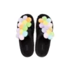 Classic Cozy Daisy Clogs «Black Multi»