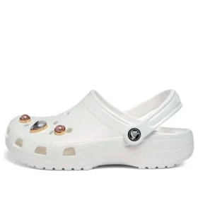 Classic Crystals Clogs «Branco»