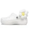 Classic Flower Clogs «Branco»