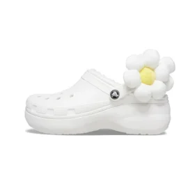 Classic Flower Clogs «Branco»