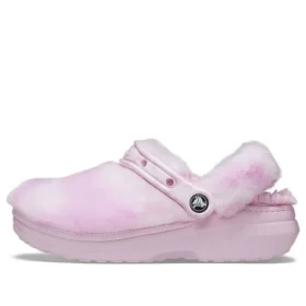 Classic Fur Sure Clogs Ballerina «Rosa Branco»
