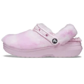 Classic Fur Sure Clogs Ballerina «Rosa Branco»