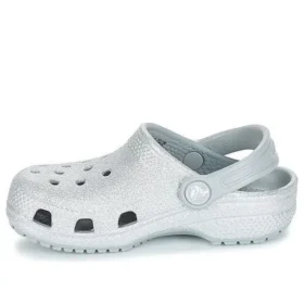 Classic Glitter Clogs «Prateado»