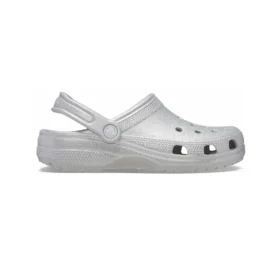 Classic Glitter Clogs «Prateado»