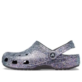 Classic Glitter Clogs «Prateado Multicolorido»