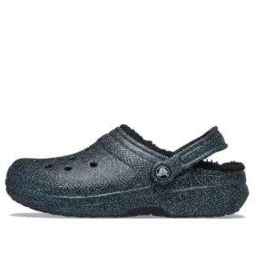 Classic Glitter Clogs with black lining «Starry Skies»