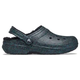 Classic Glitter Clogs with black lining «Starry Skies»