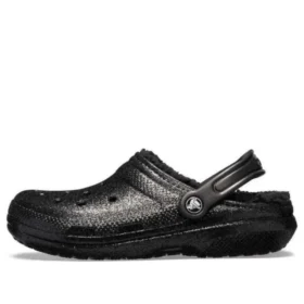 Classic Glitter Lined Clogs «Black»