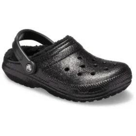Classic Glitter Lined Clogs «Black»