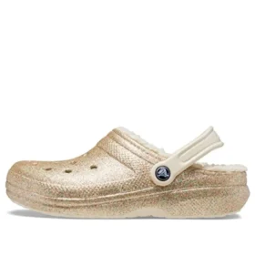 Classic Glitter Lined Clogs «Gold»