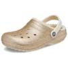 Classic Glitter Lined Clogs «Gold»