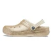 Classic Glitter Lined Clogs «Gold White»