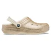 Classic Glitter Lined Clogs «Gold White»
