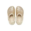 Classic Glitter Lined Clogs «Gold White»