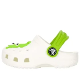 Classic Glow Alien Clog «White Green»