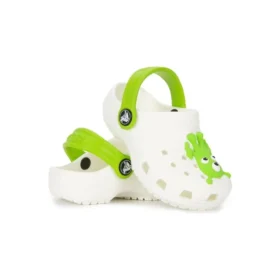 Classic Glow Alien Clog «White Green»