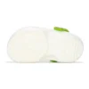 Classic Glow Alien Clog «White Green»