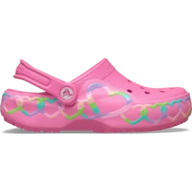 Classic Heart Lights Clog para Crianças
