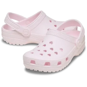 Classic Hearts Cut out Clog para crianças