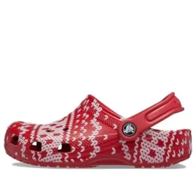 Classic Holiday Clogs «Vermelho e Branco»