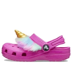 Classic I AM Unicorn Clog «Fuchsia Gold»