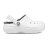 Classic Lined Clog «Branco Cinza»