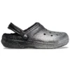 Classic Lined Clog com Glitter «Preto Prateado»