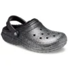 Classic Lined Clog com Glitter «Preto Prateado»