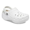 Classic Lined Clog com plataforma e forro “Branco”
