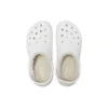 Classic Lined Clog com plataforma e forro “Branco”