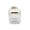 Classic Lined Clog com plataforma e forro “Branco”
