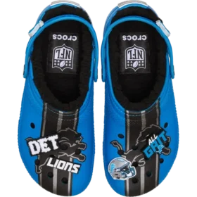 Classic Lined Clog dos Detroit Lions da NFL