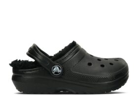 Classic Lined Clog Kids «Preto»