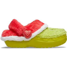 Classic Lined Clog «O Grinch» para crianças – Crocs