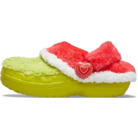 Classic Lined Clog «O Grinch» para crianças – Crocs