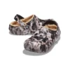 Classic Lined Clog tingido com lixívia «Preto Branco Bege»