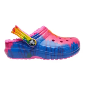 Classic Lined Clog with Tie-Dye pattern «Blue Pink»