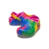 Classic Lined Clog with Tie-Dye pattern «Blue Pink»