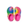 Classic Lined Clog with Tie-Dye pattern «Blue Pink»