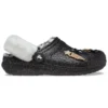 Classic Lined Disco Clog «Preto Branco»