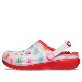 Classic Lined Elevated Sweethearts Clogs «Vermelho Branco»